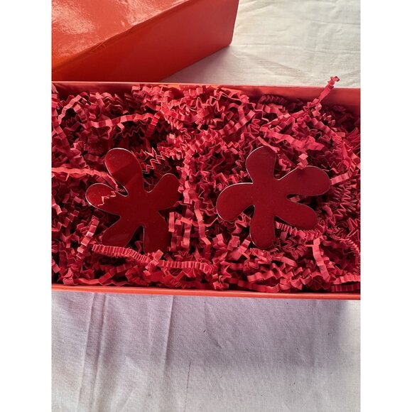 SIMON MILLER Flower Earrings Paprika Red - Picture 6 of 8